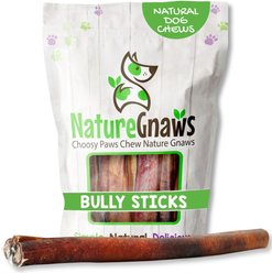 Nature Gnaws 11 to 12-in Bully Sticks Dog Chew Treats, X-Large, 3 count