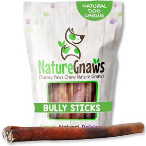 Nature Gnaws 11 to 12-in Bully Sticks Dog Chew Treats, X-Large, 3 count