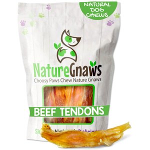 Nature Gnaws 4 to 5-in Beef Tendon Natural Dog Chew Treats, 12 count