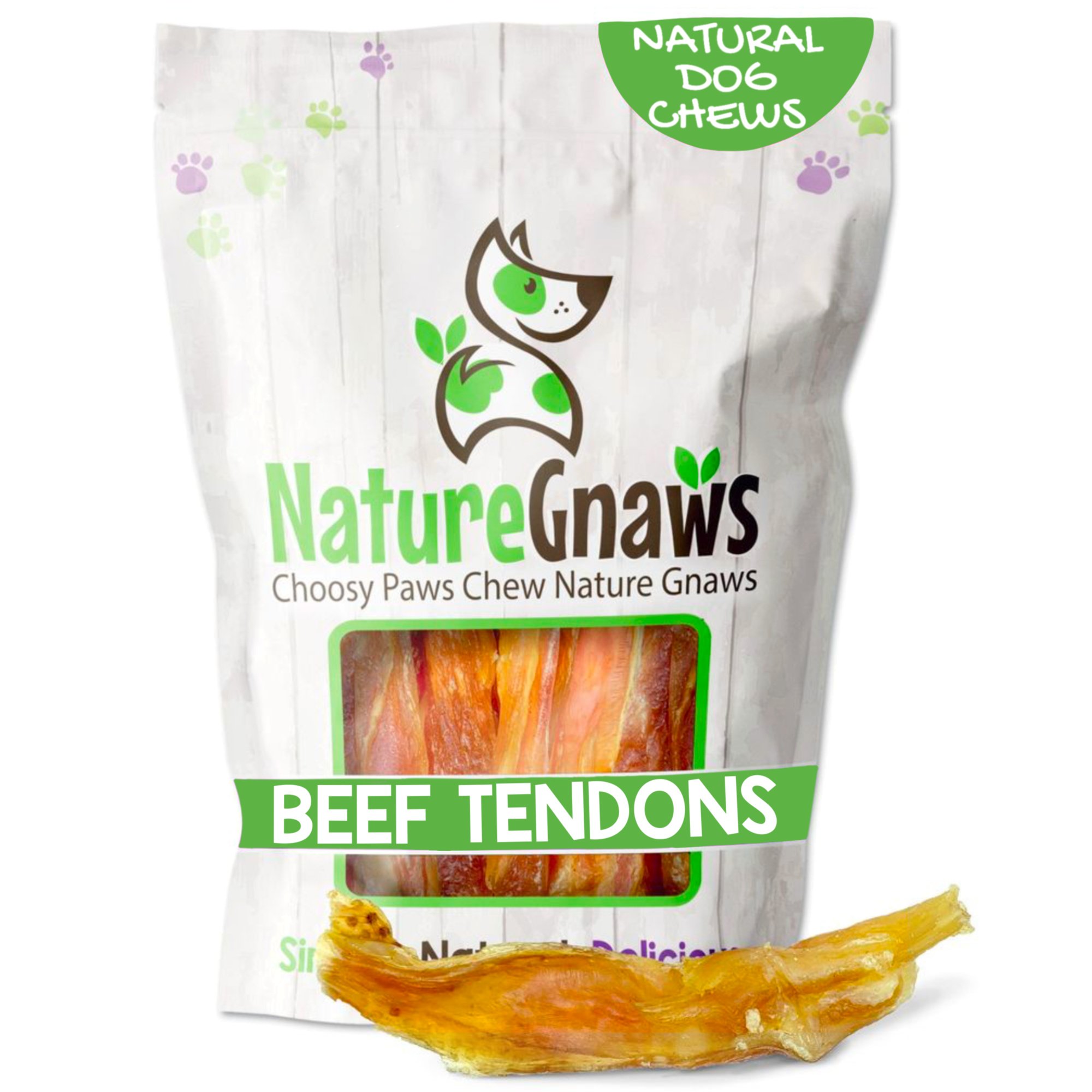 4 to 5-in Beef Tendon Natural Dog Chew Treats