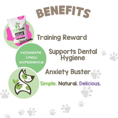 Show full view: Nature Gnaws 5 to 6-in Beef Gullet Sticks Natural Dog Chew Treats, 8-oz bag slide 4 of 10