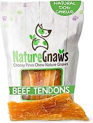 Nature Gnaws 5 to 6-in Beef Paddywack Tendons Dog Chew Treats, 10 count