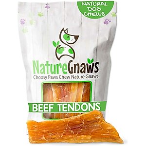 Nature Gnaws 5 to 6-in Beef Paddywack Tendons Dog Chew Treats, 10 count