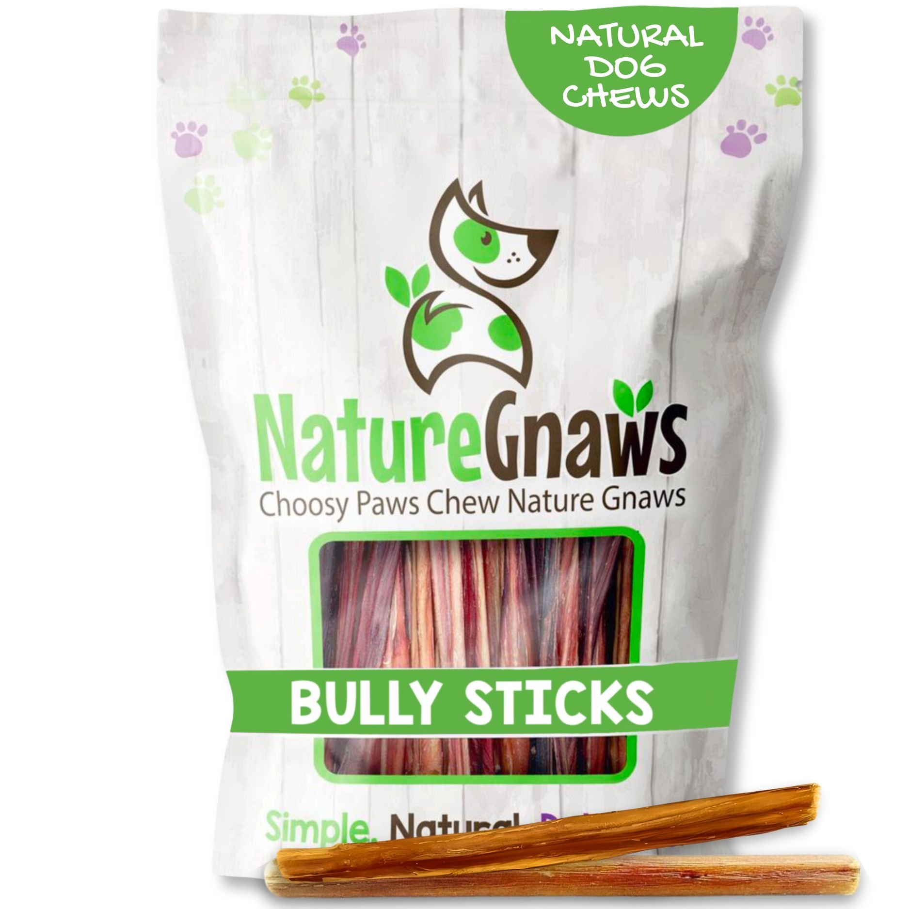 5 to 6-in Extra Thin Bully Sticks Dog Chew Treats