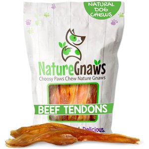 Nature Gnaws 7 to 11-in Beef Tendon Chews Natural Dog Chew Treats, 12 count