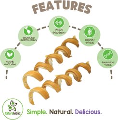 Nature Gnaws 7 to 8-in Spring Bully Sticks Dog Chew Treats, 6 count slide 2 of 7