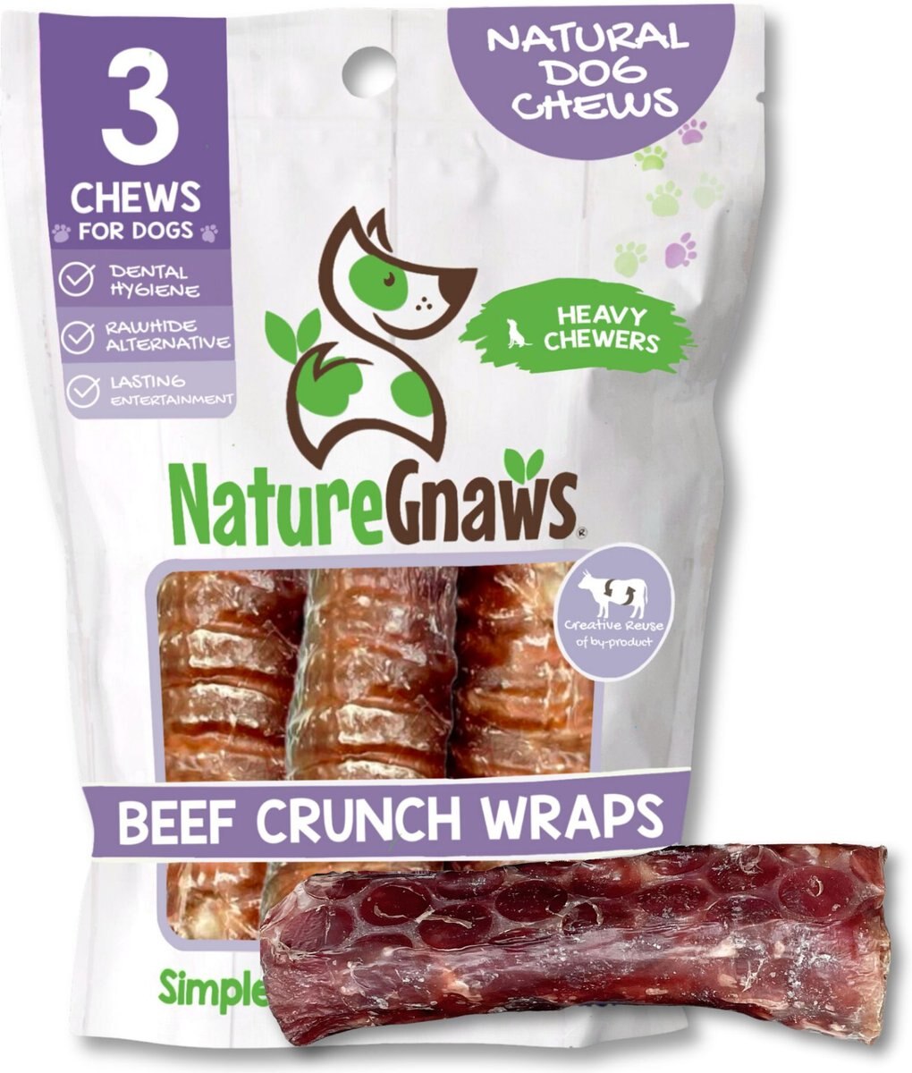 Nature Gnaws Trachea Jerky Wrapped Dog Treats