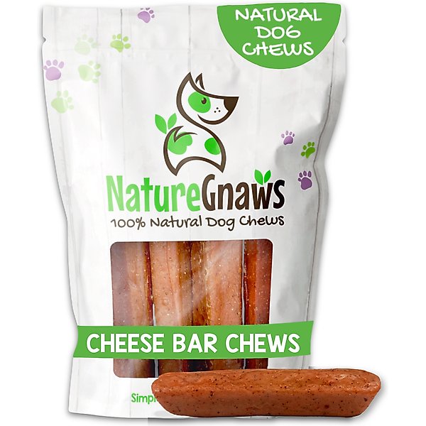 Nature Gnaws Cheese & Bacon Bar Bones Dog Chew Treats