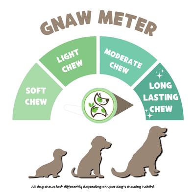 Show full view: Nature Gnaws Cheese & Bacon Bar Bones Dog Chew Treats, 4 count slide 3 of 8