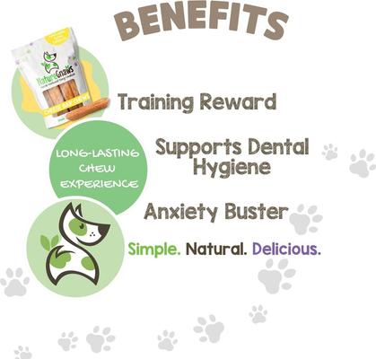Show full view: Nature Gnaws Cheese & Chicken Bars Bones Dog Chew Treats, 4 count slide 5 of 8