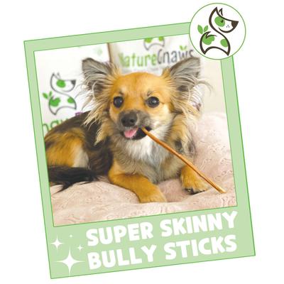 Show full view: Nature Gnaws Super Skinny 5 to 6-in Bully Sticks Dog Chew Treats, 40 count slide 8 of 10