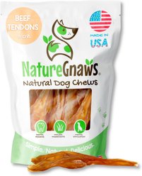 Nature Gnaws USA Beef Tendon Natural Dog Chew Treats, 8-oz bag slide 1 of 7