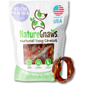 Papa Bow Wow Wholesome Treats Trachea 6-inch Natural Dog Chew Treats, 1-lb bag