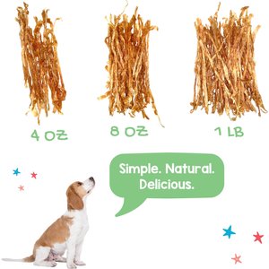 Nature Gnaws USA Turkey Tendon Natural Dog Chew Treats, 4-oz bag