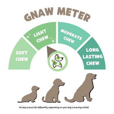 Show full view: Nature Gnaws USA Turkey Tendon Natural Dog Chew Treats, 8-oz bag slide 4 of 10