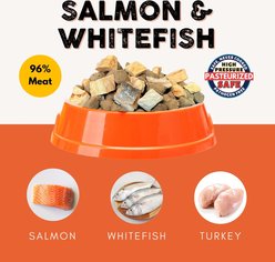 Nature's Diet Adult Ready Raw Salmon & Whitefish Flavored Freeze-Dried Dog Food, 1-lb bag slide 2 of 7