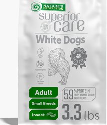 Nature's Protection Superior Care Adult Small Breed Grain-Free Insect Dog Dry Food, 3.3-lb bag