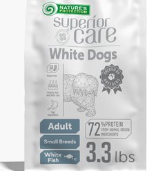 Nature's Protection Superior Care Adult Small Breed Grain-Free White Fish Dry Dog Food, 3.3-lb bag