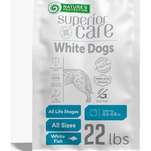 Nature's Protection Superior Care Grain-Free White Fish Dry Dog Food, 22-lb bag