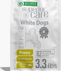 Nature's Protection Superior Care Junior Small Breed Grain-Free White Fish Dry Dog Food, 3.3-lb bag