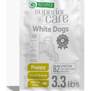 Nature's Protection Superior Care Junior Small Breed Grain-Free White Fish Dry Dog Food, 3.3-lb bag