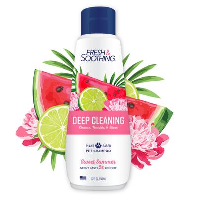 Show full view: Naturel Promise Fresh & Soothing Deep Cleaning Dog & Cat Shampoo, Sweet Summer Scent, 22-fl oz bottle slide 1 of 9