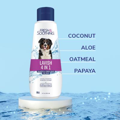 Show full view: Naturel Promise Fresh & Soothing Lavish 4-in-1 Dog Shampoo + Conditioner, 22-fl oz bottle slide 5 of 8