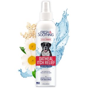 Naturel Promise Fresh & Soothing Oatmeal Itch Relief Medicated Dog Spray, 8-fl oz bottle