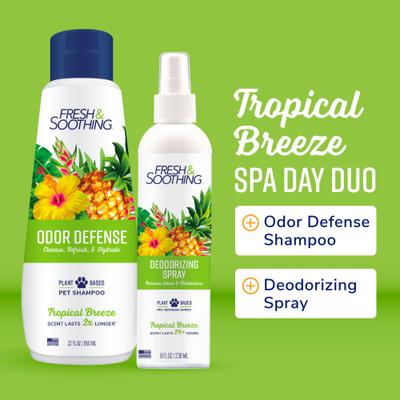 Show full view: Naturel Promise Fresh & Soothing Odor Defense Dog & Cat Shampoo, Tropical Breeze Scent, 22-fl oz bottle slide 8 of 9
