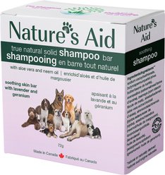Nature's Aid True Natural Solid Lavender & Geranium Puppy Shampoo Bar