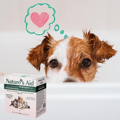 Show full view: Nature's Aid True Natural Solid Unscented Aloe & Oatmeal Dog Shampoo Bar slide 3 of 6