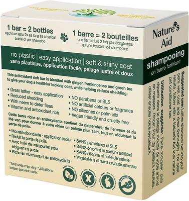 Show full view: Nature's Aid True Natural Strengthening Ginger & Frankincense Dog Shampoo Bar slide 2 of 5