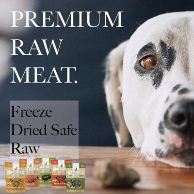 Show full view: Nature's Diet Beef Heart Raw Freeze-Dried Dog Treats, 4-oz pouch slide 6 of 10
