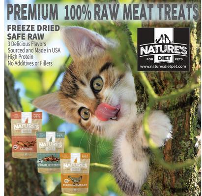Show full view: Nature's Diet Chicken Breast Raw Freeze-Dried Cat Treats, 1.5-oz pouch slide 8 of 10