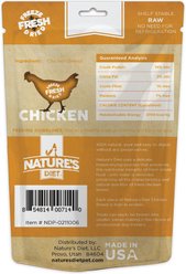 Nature's Diet Chicken Breast Raw Freeze-Dried Dog Treats, 3-oz pouch slide 2 of 8