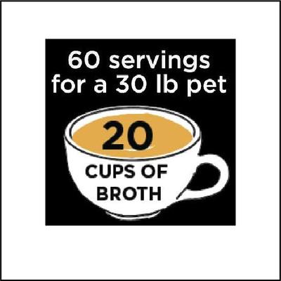 Show full view: Nature's Diet Digestion Bone Broth Dry Dog & Cat Food Topping, 6-oz jar slide 9 of 10