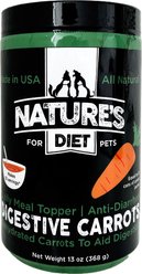 Nature's Diet Digestive Carrots Powder Digestive Aid Supplement for Dogs & Cats, 16-oz jar