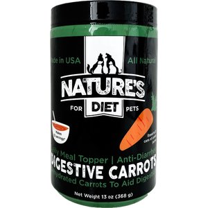 Nature's Diet Digestive Carrots Powder Digestive Aid Supplement for Dogs & Cats, 16-oz jar