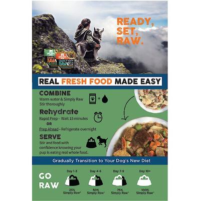 Show full view: Nature's Diet Fresh Turkey Simply Raw Freeze-Dried Dog Food, 3-lb bag slide 8 of 10