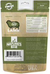 Nature's Diet Lamb Liver Raw Freeze-Dried Dog Treats, 3.5-oz pouch slide 2 of 8