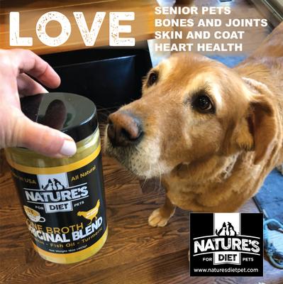 Show full view: Nature's Diet Original Blend Chicken Bone Broth Dry Dog & Cat Food Topping, 16-oz jar slide 7 of 10