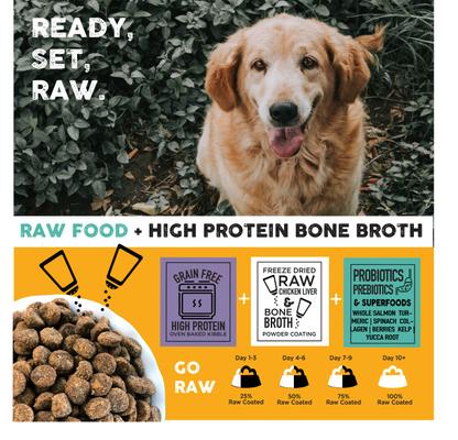 Show full view: Nature's Diet Raw Coated Kibble Raw Chicken Liver & Bone Broth Coating Freeze-Dried Dog Food, 5-lb bag slide 8 of 10