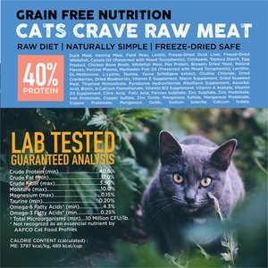 Nature's Diet Ultimate Raw Duck Liver Coated Kibble with Whitefish Filet Inclusions Freeze-Dried Cat Food, 5-lb bag