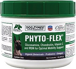 Nature's Farmacy Dogzymes Phyto Flex Dog Supplement, 1-lb jar slide 1 of 5