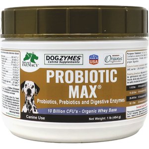 Nature's Farmacy Dogzymes Probiotic Max Dog Supplement, 1-lb jar