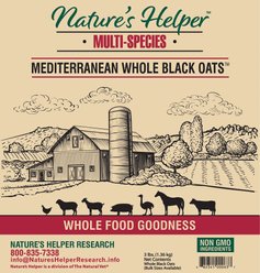 Nature's Helper Mediterranean Multi-Species Non-GMO Whole Black Oats, 3-lb bag slide 2 of 4
