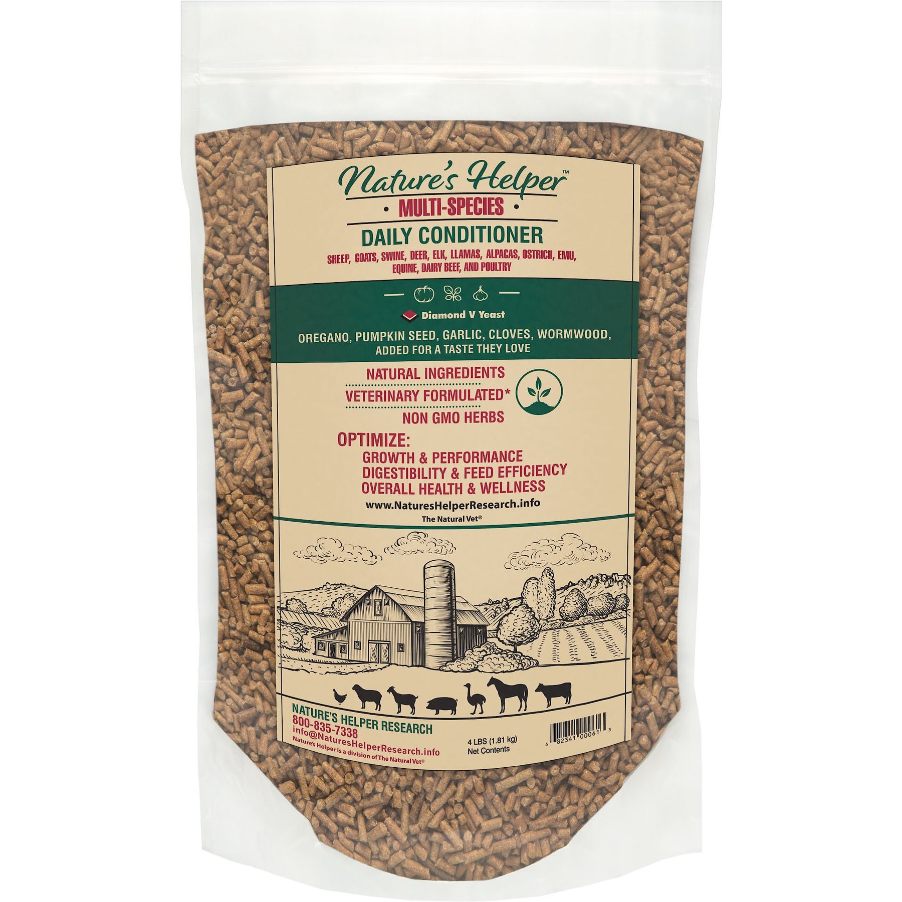 Nature's Helper Multi-Species Daily Conditioner Pellets, 3.75-lb bag