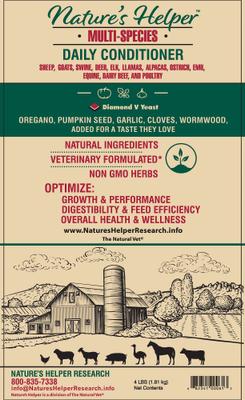 Show full view: Nature's Helper Multi-Species Daily Conditioner Pellets, 3.75-lb bag slide 2 of 3