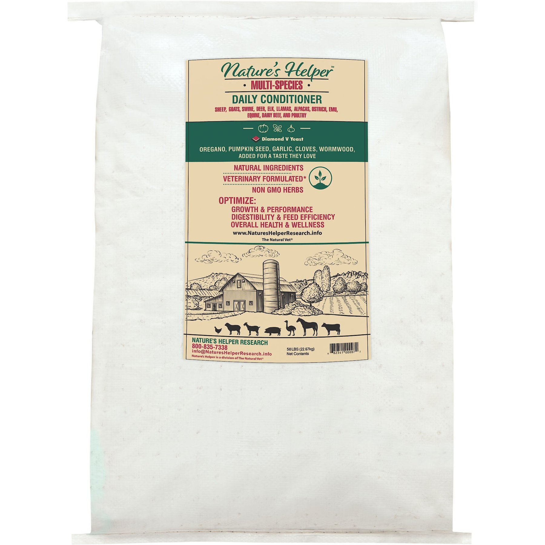 Nature's Helper Multi-Species Daily Conditioner Pellets, 50-lb bag