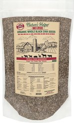 Nature's Helper Multi-Species Organic Whole Black Chia Seeds with Apple Flavor, 4.5-lb bag